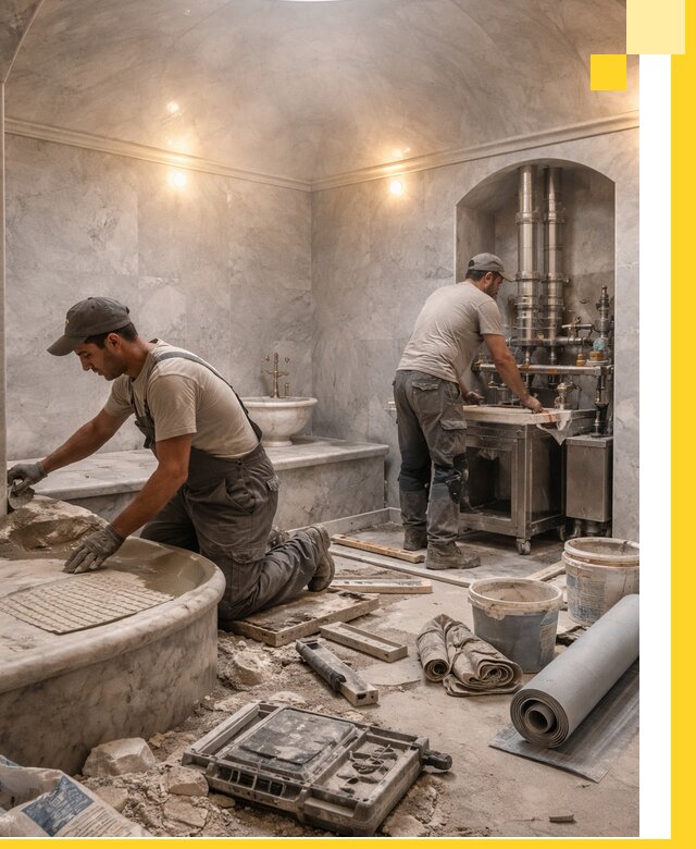 Строительство турецких бань хаммам под ключ в Сосновоборске