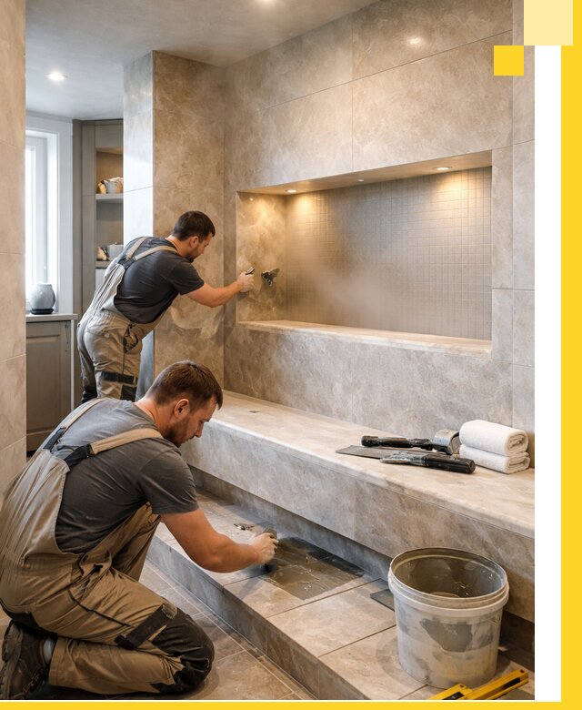 Профессиональное строительство хамама в квартире в Сосновоборске