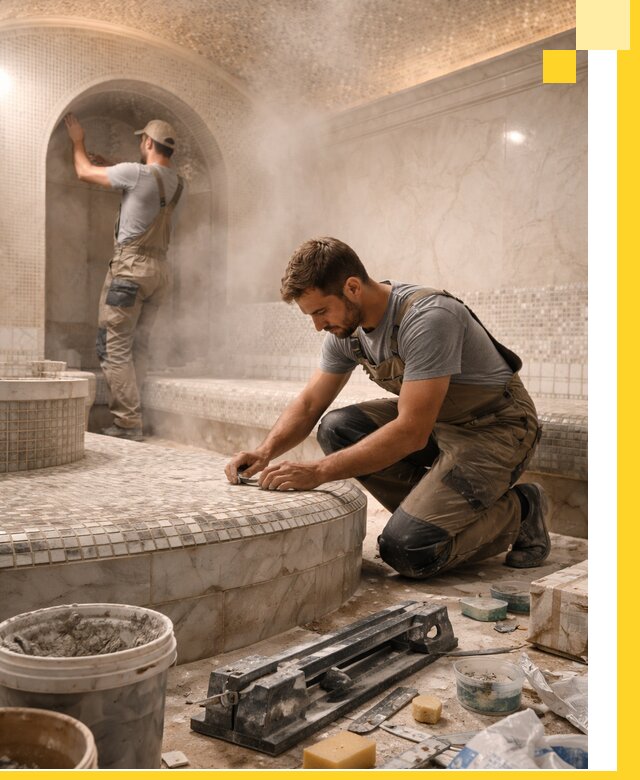 Профессиональный дизайн хамама и SPA под ключ в Сосновоборске