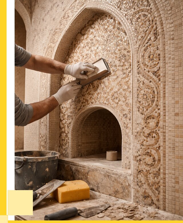 Мозаика для хамама в Сосновоборске под ключ от 5173 р. | ЭриданСсб