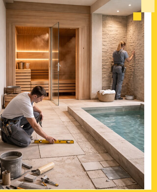 Комплексный дизайн и отделка интерьеров SPA под ключ в Сосновоборске